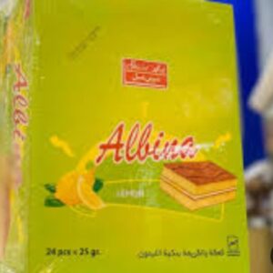 كرتون كيك إلينا ليمون 24 حبة