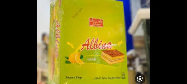 كرتون كيك إلينا ليمون 24 حبة