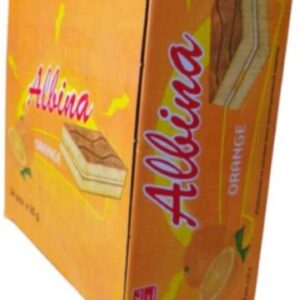 كرتون كيك الينا برتقال 24 حبة