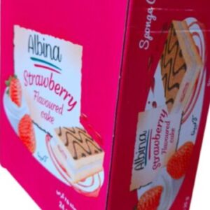 كرتون كيك إلينا فراولة 24 حبة