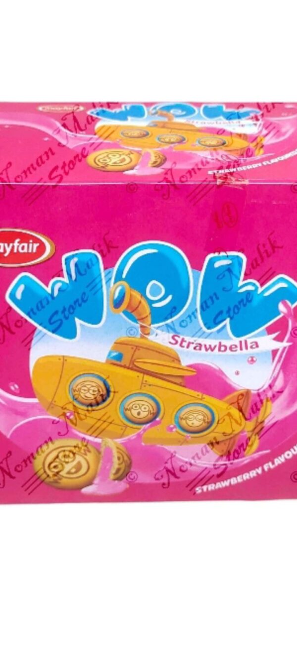 بسكويت واو بالفراولة