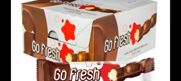 غو فريش مغطى بالكاكاو وكريمة الكاكاو