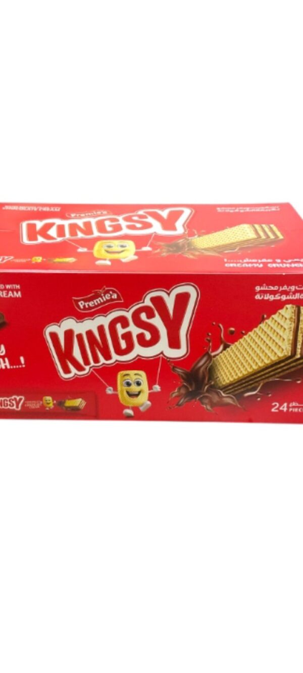 كينجسي بسكويت ويفر محشو بكريمة الشوكولاتة