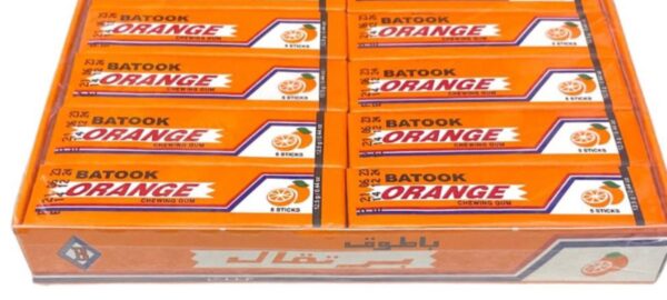 علك محلى باسكر بنكهة البرتقال