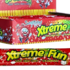 اكستريم فن حلوى حامضة مطاطية بالفراولة