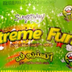 اكستريم فن حلوى حامضة مطاطية بالتفاح