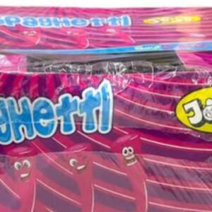 علك شكل معكرونة اسباجتى