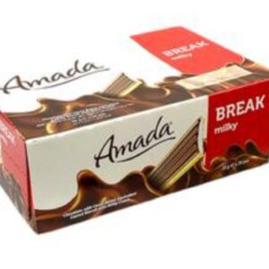 امادا بريك بسكويت بكريمة الحليب مغطى بشوكولاتة ببدائل زبدة الكاكاو