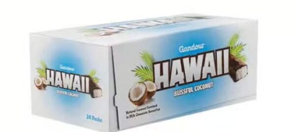 هواى جوز الهند الطبيعى مغطى بالشوكولاته بالحليب