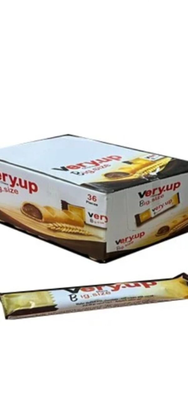 فرى أب ويفر محشو كريما الحليب مع الكاكاو