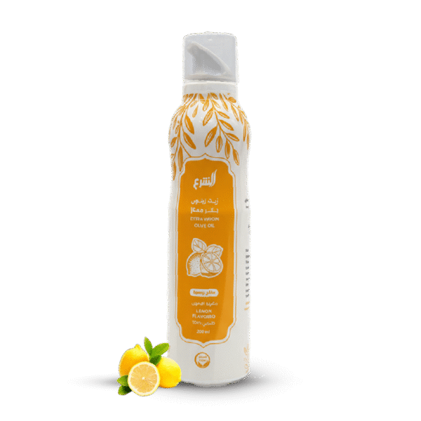 زيت زيتون بكر ممتاز بخاخ بنكهة الليمون