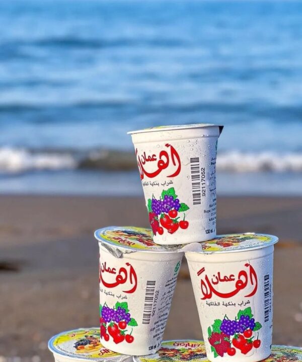 أهلا عمان عصير بنكهة الفاكهة المصنعه