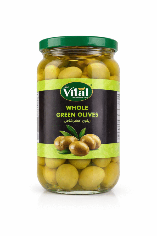 زيتون أخضر كامل