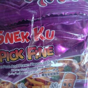 بيك فاين مقرمشات القمح والبازلاء بتتبيلة الربيان وطعم السمك