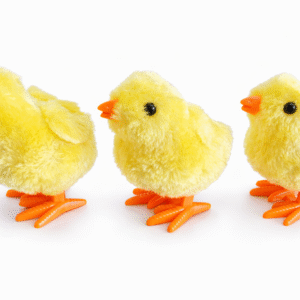 كتكوت اصفر صغير يقفز