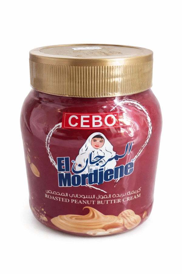 المرجان كريمة بزبدة الفول السوداني المحمص