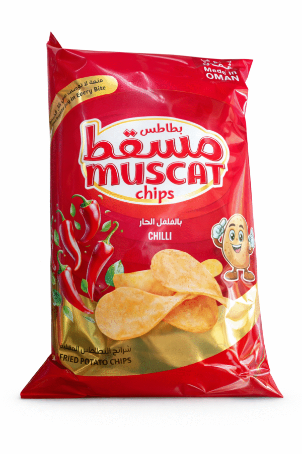 بطاطس مسقط بالفلفل الحار حجم عائلي